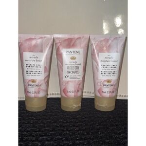 Pantene Miracle Moisture Boost Sulfate Free Conditioner Travel Size 2.5 Oz (3)‎